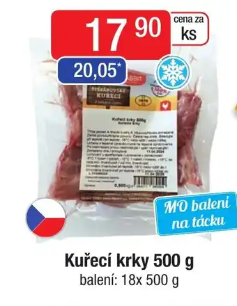 Qanto Kuřecí krky 500 g nabídka