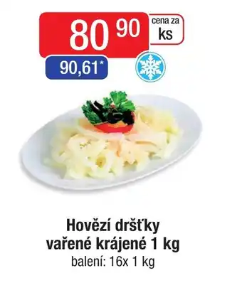 Qanto Hovězí dršťky vařené krájené 1 kg nabídka