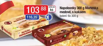 Qanto Napoleonky 300 g Marlenka medové, s kakaem nabídka
