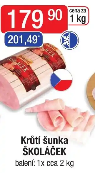 Qanto Krůtí šunka ŠKOLÁČEK nabídka