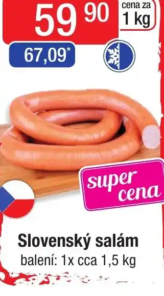 Qanto Slovenský salám nabídka