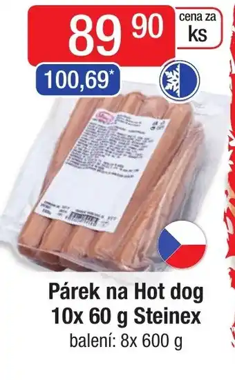 Qanto Párek na Hot dog 10x 60 g Steinex nabídka