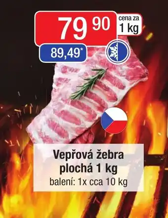 Qanto Vepřová žebra plochá 1 kg nabídka