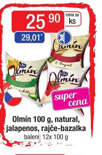 Qanto Olmín 100 g, natural, jalapenos, rajče-bazalka nabídka