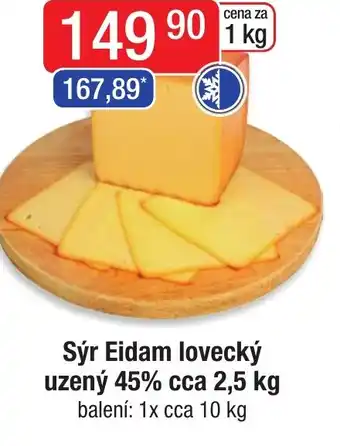 Qanto Sýr Eidam lovecký uzený 45% cca 2,5 kg nabídka