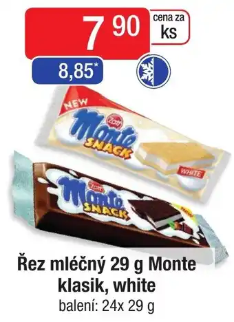 Qanto Řez mléčný 29 g Monte klasik, white nabídka