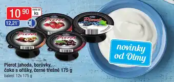 Qanto Pierot jahoda, borůvky, čoko s oříšky, černé třešně 175 g nabídka