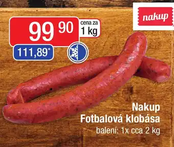 Qanto Nakup Fotbalová klobása nabídka