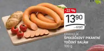 Flop KRAHULÍK ŠPEKÁČKOVÝ PIKANTNÍ TOČENÝ SALÁM nabídka