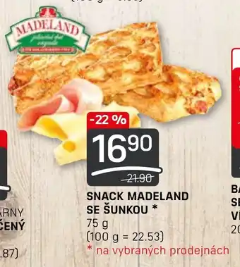 Flop SNACK MADELAND SE ŠUNKOU nabídka