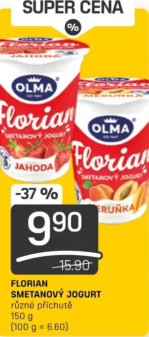 Flop FLORIAN SMETANOVÝ JOGURT nabídka