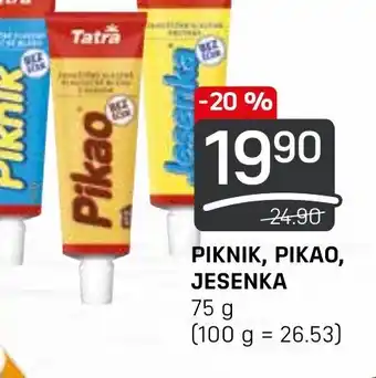 Flop PIKNIK, PIKAO, JESENKA nabídka