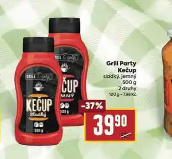 Billa Grill party kečup nabídka