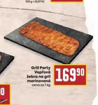 Billa Grill party vepřová žebra na gril marinovaná nabídka