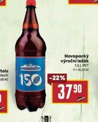 Billa Novopacký výroční ležák nabídka