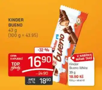 Flop KINDER BUENO nabídka