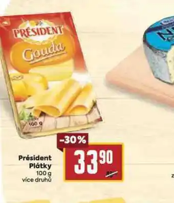 Billa Président plátky nabídka
