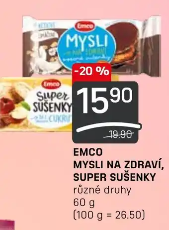 Flop EMCO MYSLI NA ZDRAVÍ, SUPER SUŠENKY nabídka
