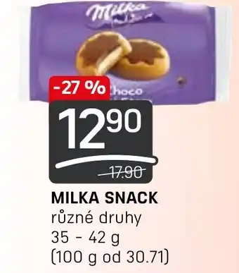 Flop MILKA SNACK nabídka