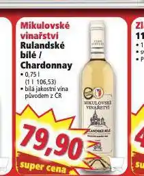 Norma Rulandské bílé nabídka