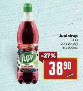 Billa Jupí sirup nabídka