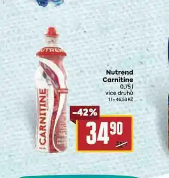 Billa Nutrend carnitine nabídka