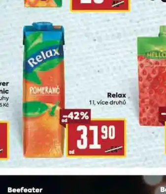 Billa Relax nabídka