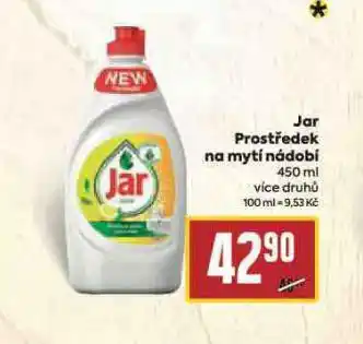 Billa Jar prostředek na nádobí nabídka