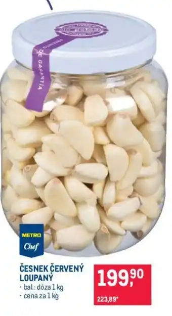 Makro ČESNEK ČERVENÝ LOUPANÝ nabídka