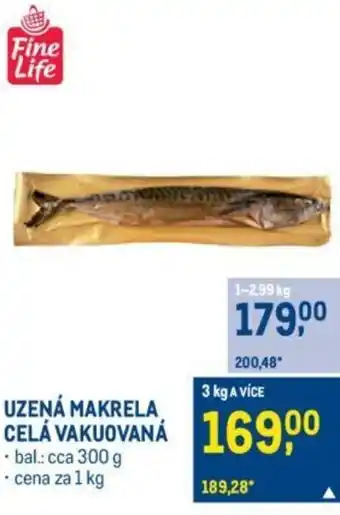 Makro UZENÁ MAKRELA CELÁ VAKUOVANÁ nabídka