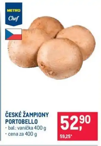 Makro ČESKÉ ŽAMPIONY PORTOBELLO nabídka