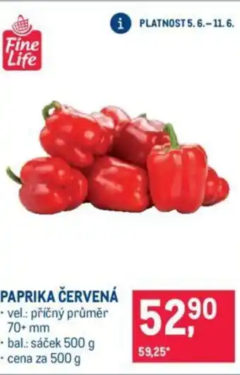 Makro PAPRIKA ČERVENÁ nabídka