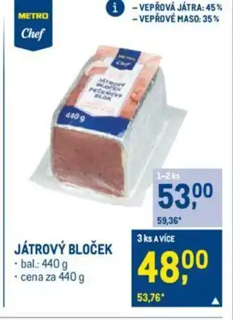 Makro JÁTROVÝ BLOČEK nabídka