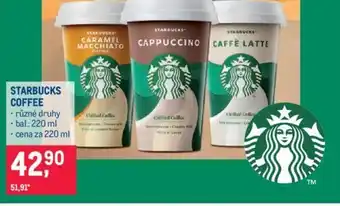 Makro STARBUCKS COFFEE nabídka