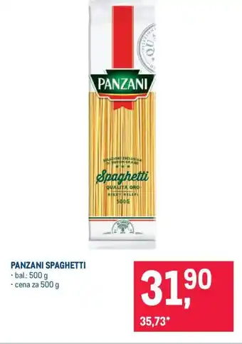 Makro PANZANI SPAGHETTI nabídka