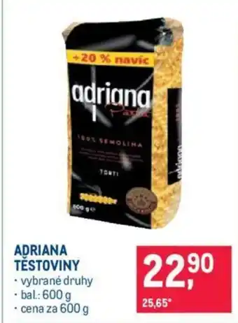 Makro ADRIANA TĚSTOVINY nabídka