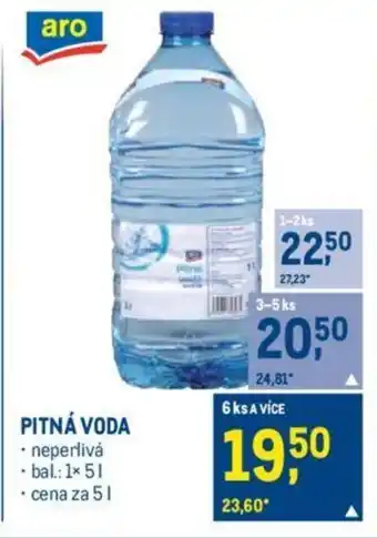 Makro PITNÁ VODA nabídka