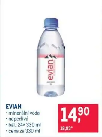 Makro EVIAN nabídka