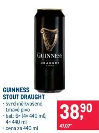 Makro GUINNESS STOUT DRAUGHT nabídka