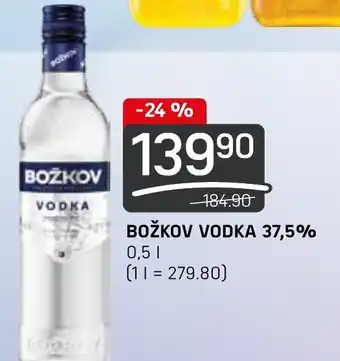 Flop BOŽKOV VODKA 37,5% 0.5L nabídka