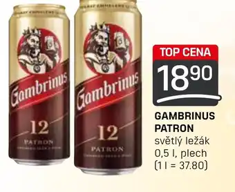 Flop GAMBRINUS PATRON 0.5L nabídka