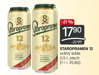 Flop STAROPRAMEN 12 0.5L nabídka