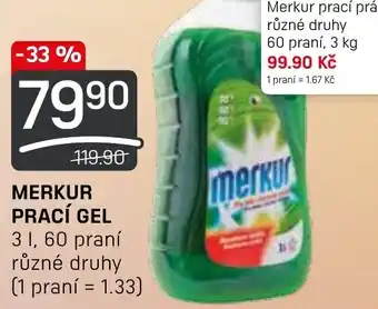 Flop MERKUR PRACÍ GEL nabídka