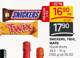 SNICKERS, TWIX, MARS