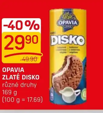 Flop OPAVIA ZLATÉ DISKO nabídka