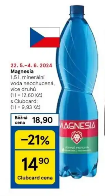 Tesco Magnesia nabídka