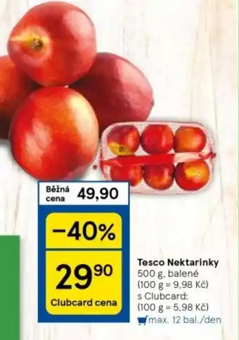 Tesco Tesco Nektarinky nabídka