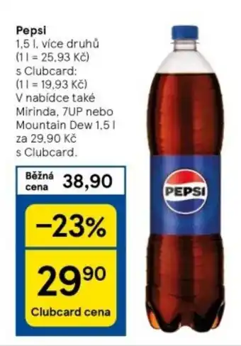 Tesco Pepsi nabídka