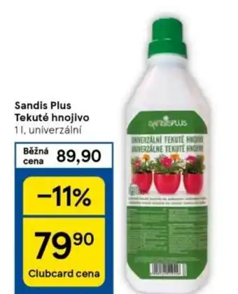 Tesco Sandis Plus Tekuté hnojivo nabídka