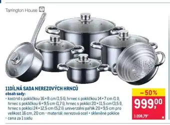 Makro 11DÍLNÁ SADA NEREZOVÝCH HRNCŮ nabídka